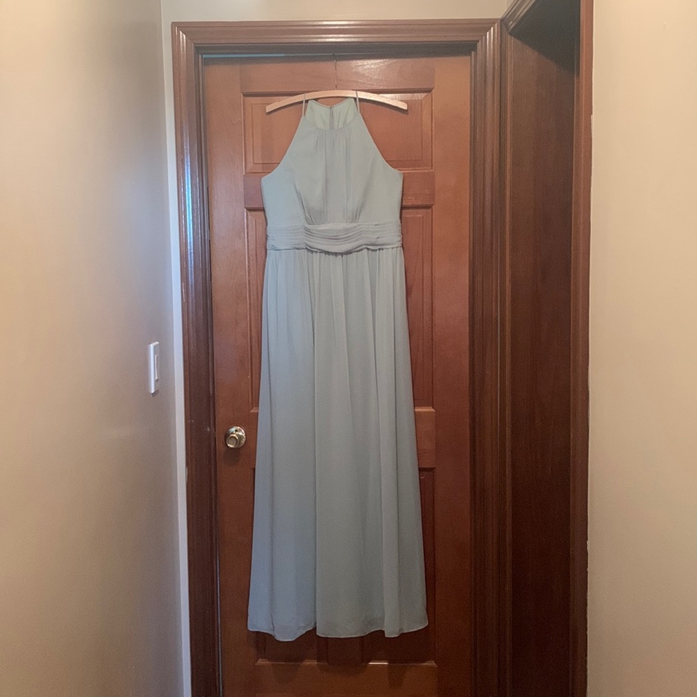 Dusty Sage Bridesmaid's Dress